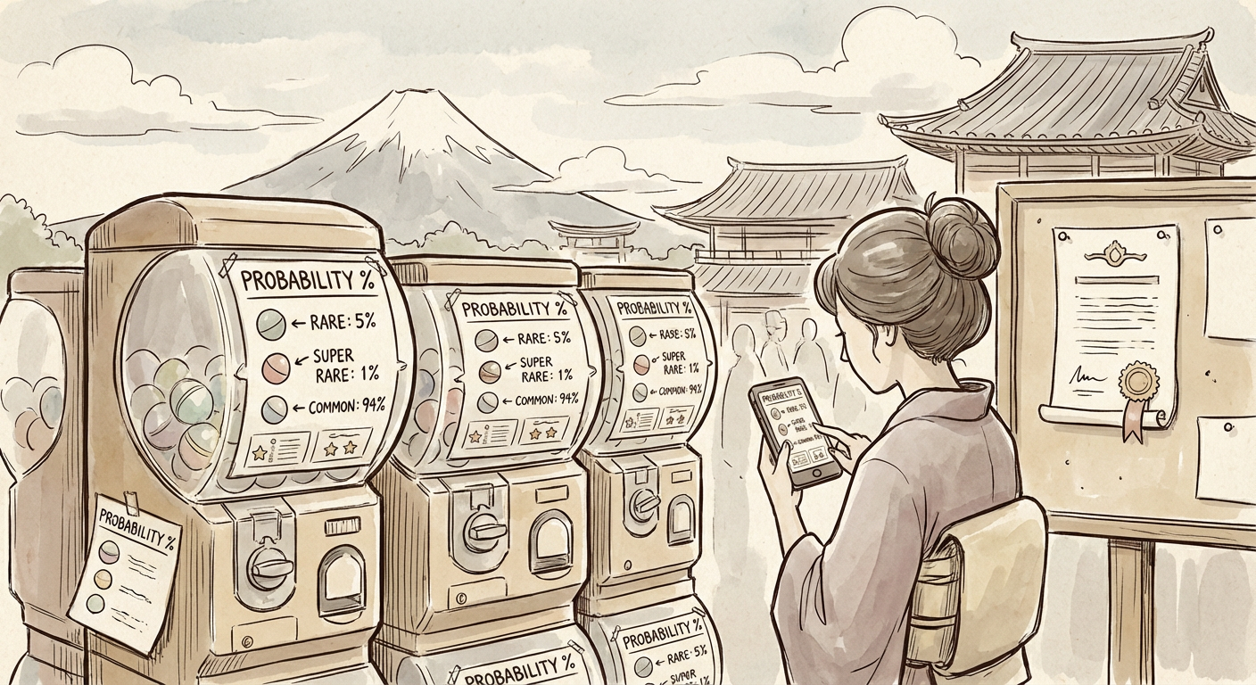 Illustration for The Gacha Reckoning: Japan's 2025 Probability Laws Are Forcing the Industry to Show Its Hand